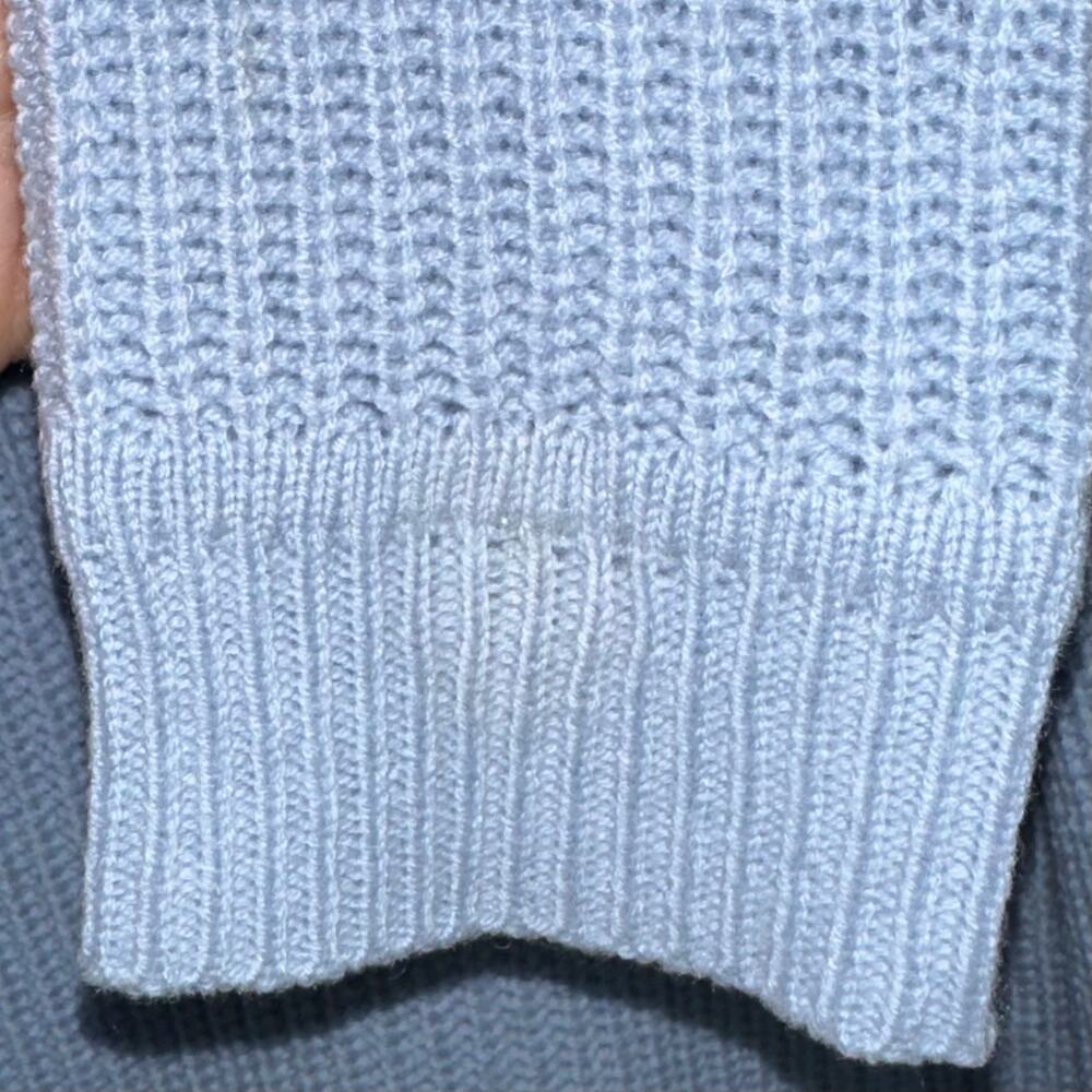 Vince Directional Ribbed Wool Cashmere Blend Crewneck Sweater Size Small - Picture 14 of 15